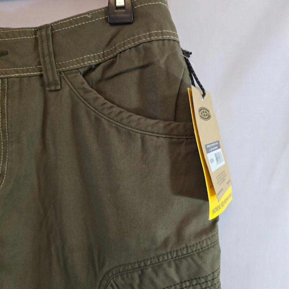 KEEN NEWPORT HYBRID HIKING SKIRT SIZE 10 OLIVE PENCIL CARGO OUTDOOR 7 POCKET NWT - Picture 6 of 12